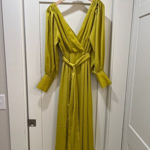 NWT Gorgeous Chartreuse Dress